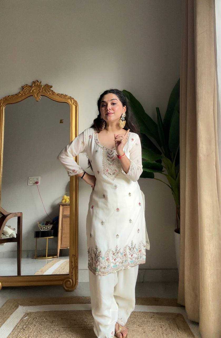 Chinon Embroidery Salwar Suit